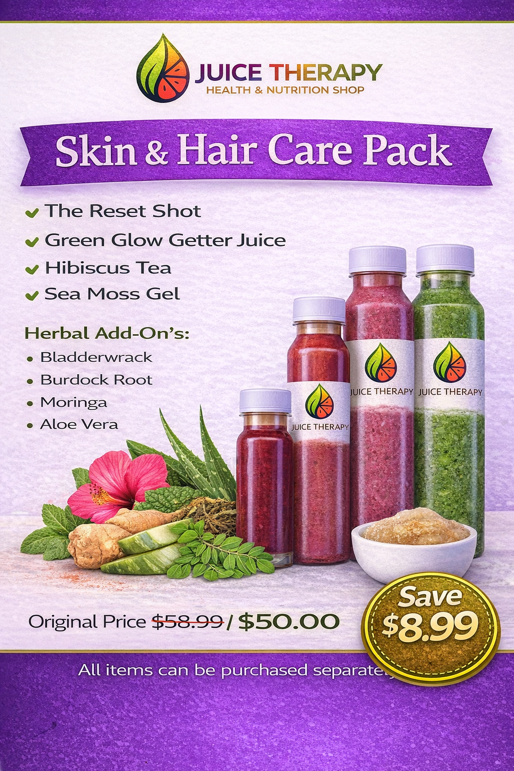 Skin + Hair Care Pack