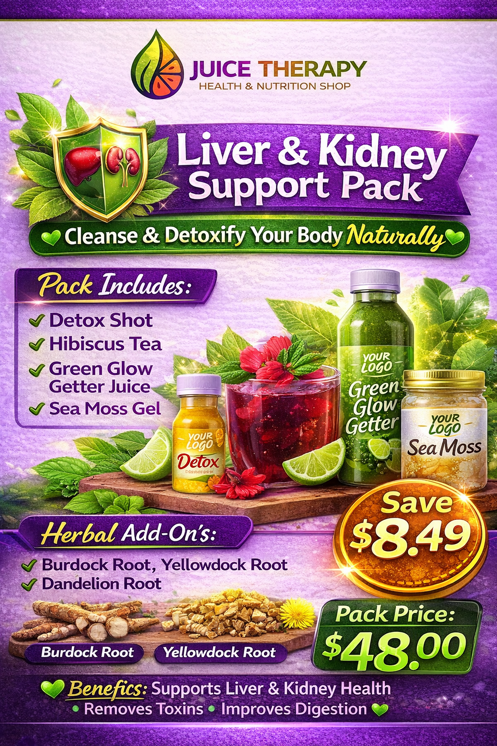 Liver & Kidney Support Pack