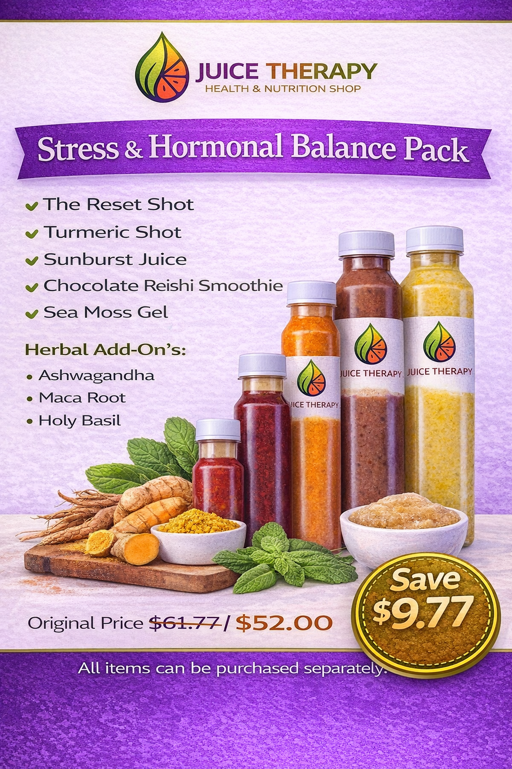 Stress + Hormonal Balance Pack